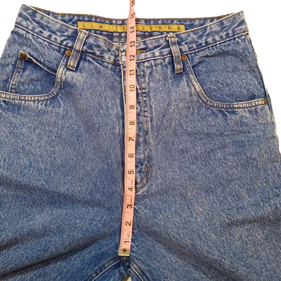 Vtg Limited Jeans Denim Classic Fit High Rise Straight Leg Stonewashed Womens 12 - Picture 10 of 11